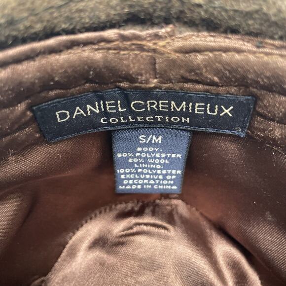 Daniel Cremieux Fedora Hat Mens S/M Wool Poly Blend Brown Vintage inspired - Picture 5 of 7